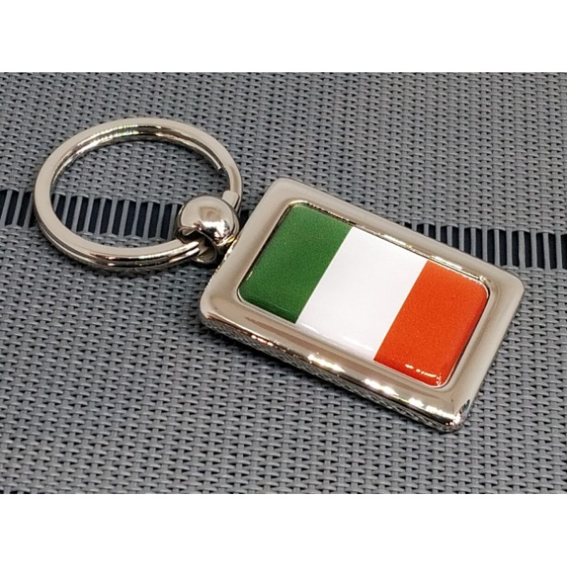 Irish Flag Key Ring
