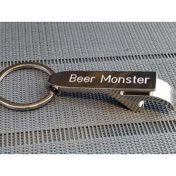 Slim Bottle Opener Key Ring