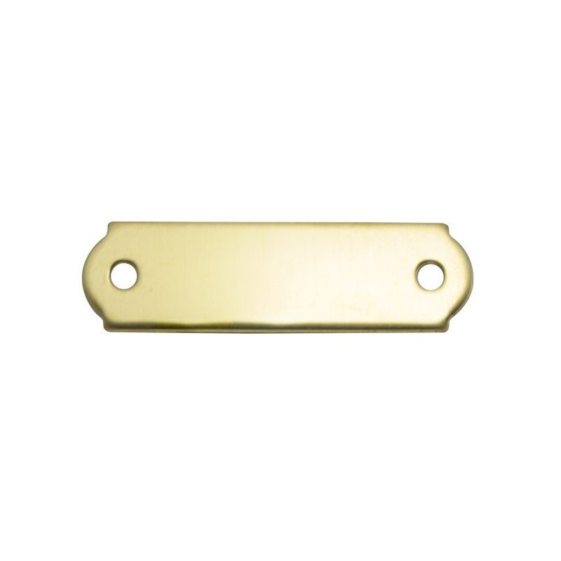 64mm x 25mm Solid Brass Plate