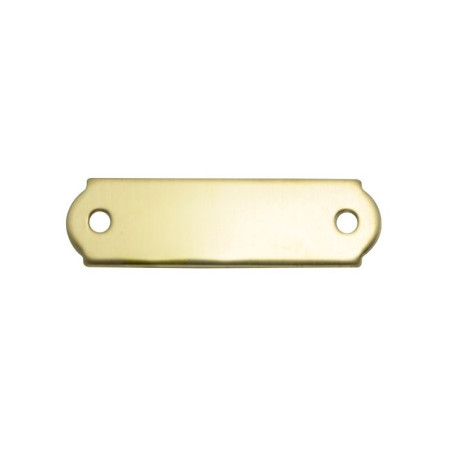 64mm x 25mm Solid Brass Plate