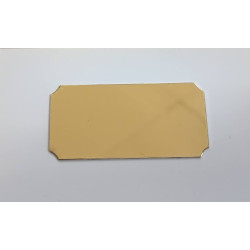 50mm x 25mm Trophy Plate