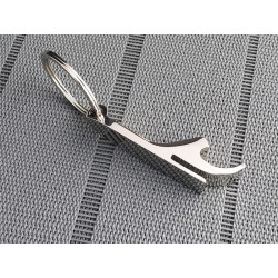 Slim Bottle Opener Key Ring